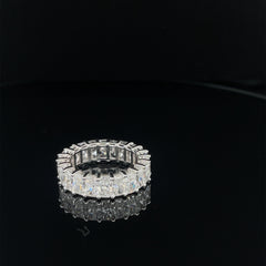 Lab Diamond Radiant Eternity Band