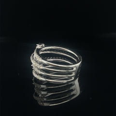 Four Tiered Solitaire Ring