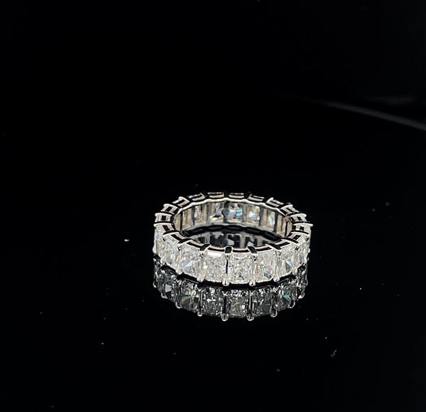 Lab Grown Radiant Eternity Band
